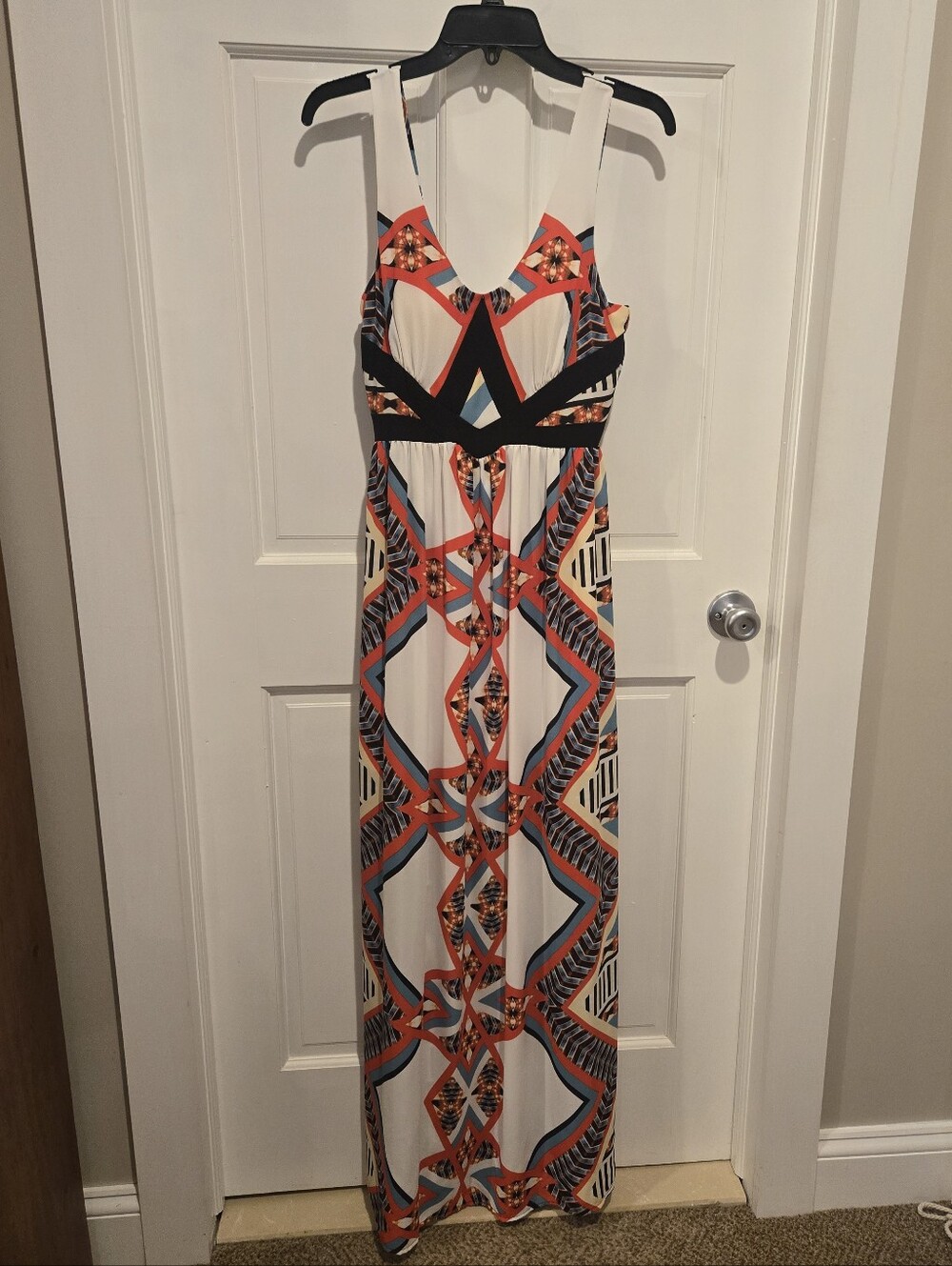 XOXO Sleeveless White Maxi Dress